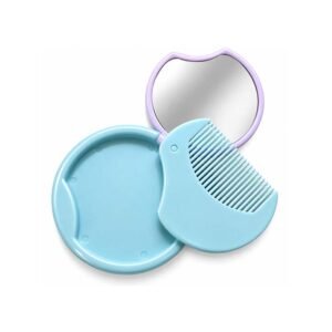 2-in-1 Folding Comb & Mirror Set