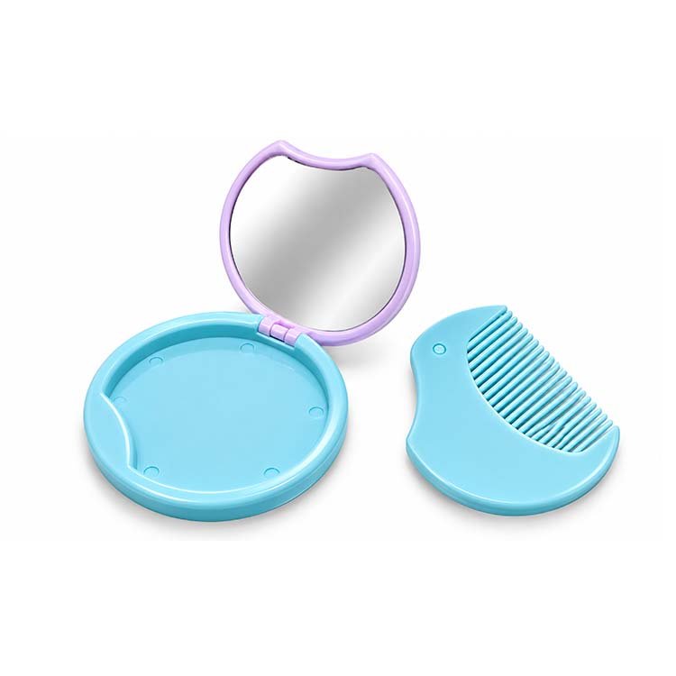 2-in-1 Folding Comb & Mirror Set - Image 2