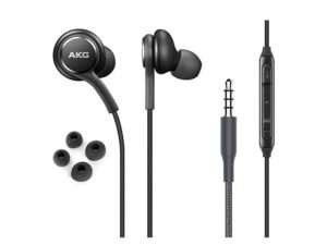 AKG Wired In-Ear Earphones with Microphone & Remote – Black