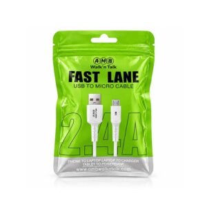 AMB Walk’n Talk Fast Lane USB to Micro USB Cable 2.4A