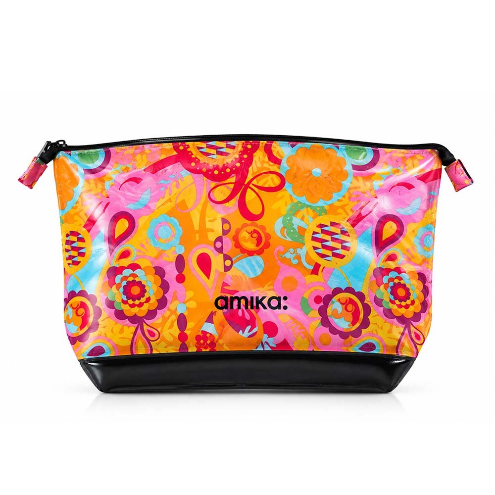 Large Amika Colorful Cosmetic & Storage Bag - Image 3