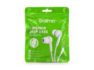 Oraimo lite Ear Earphones with Mic – White