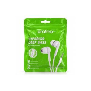 Oraimo lite Ear Earphones with Mic – White