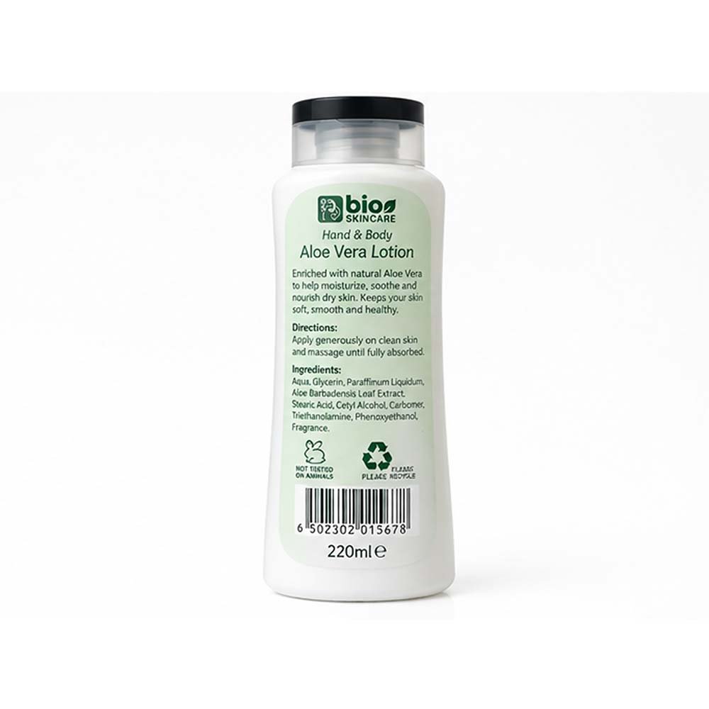 Bio Skincare Hand & Body Aloe Vera Moisturizing Lotion - Image 2
