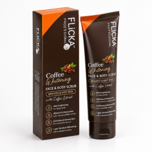 Flicka Coffee Whitening Face & Body Scrub
