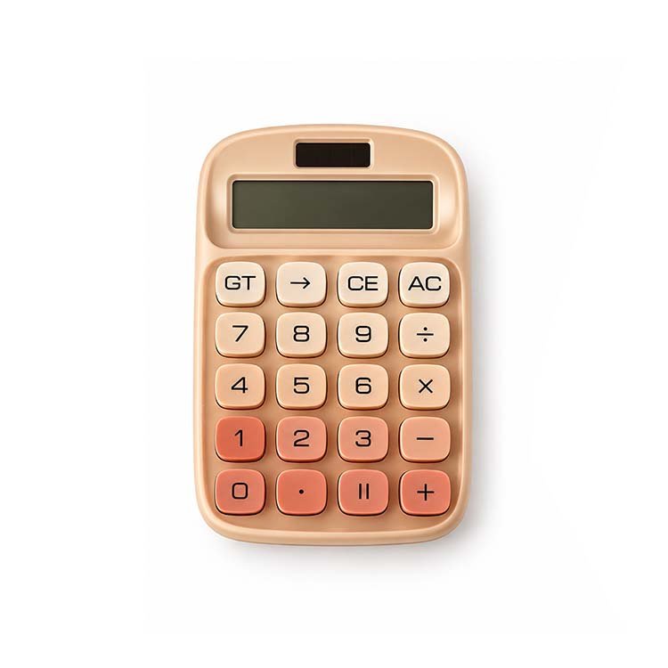 Cute Pink Desktop Calculator with Large Buttons - Image 2