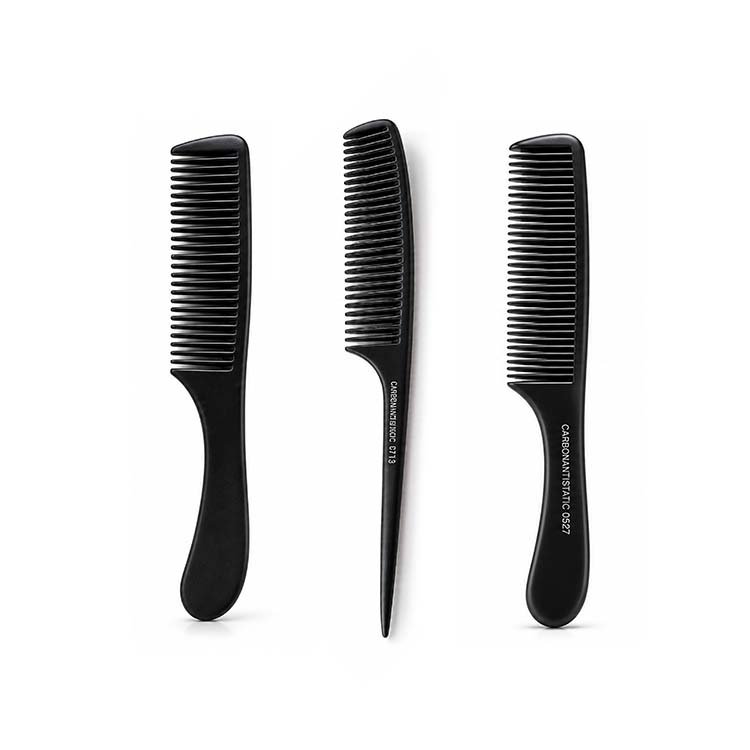 Carbon Antistatic Hair Comb Set – 3 Pieces