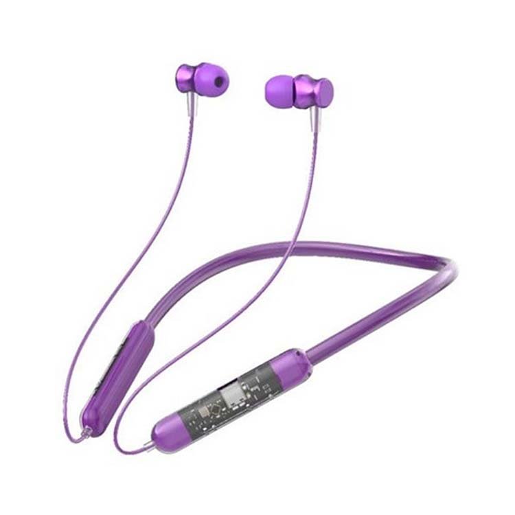 Stereo Wireless Neckband Headset with Magnetic Earbuds
