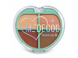 MEDECOO Heart-Shaped 4-Color Makeup Palette