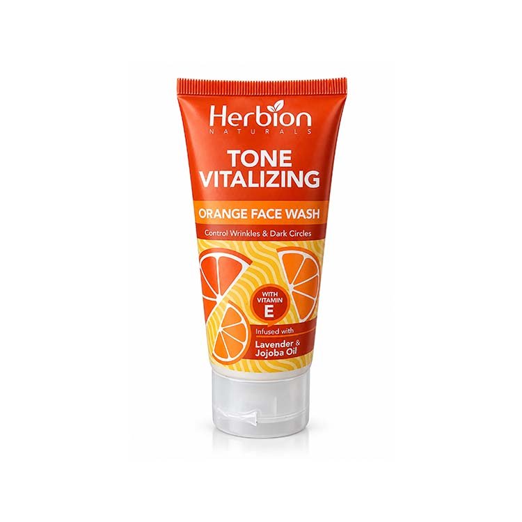 Herbion Naturals Tone Vitalizing Orange Face Wash