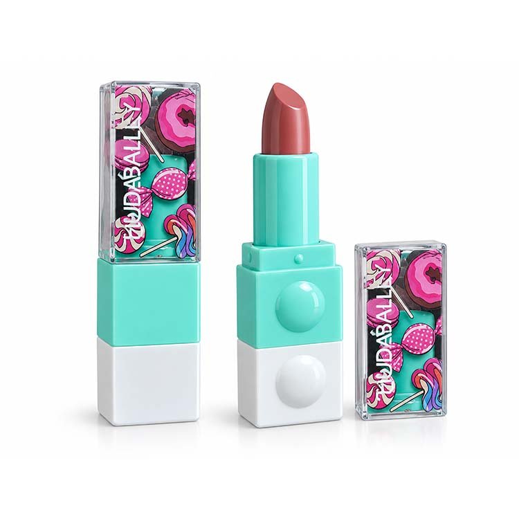 Sugar Ball Cute Candy Design Lipstick – Brown Nude Shade