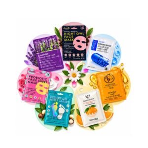 Facial Sheet Mask – Skincare Mask Pack of 7