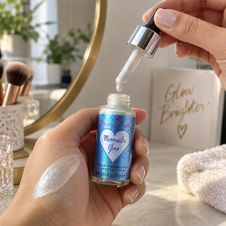 I Heart Revolution Mermaid's Glow Liquid Highlighter - Image 2
