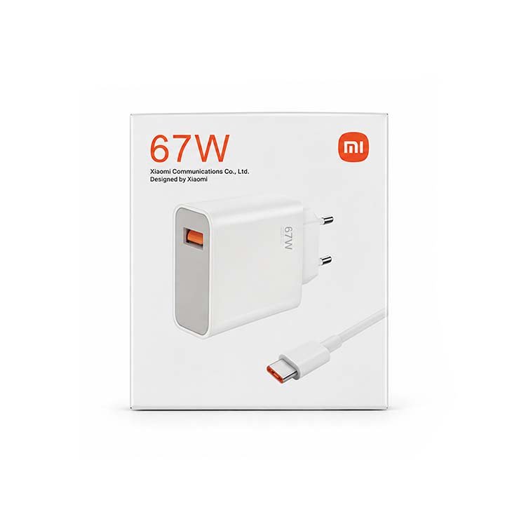 Xiaomi 67W Fast Charging Power Adapter with Type-C Cable