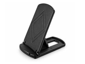 Foldable Adjustable Mobile Phone Stand Holder – Black