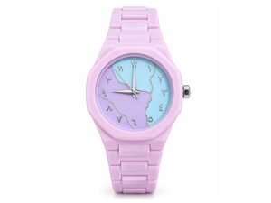Pink Purple Gradient Dial Women's Fashion Watch