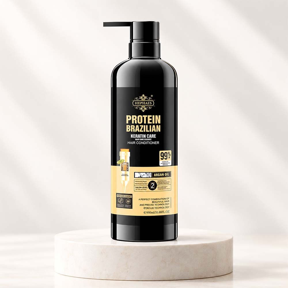 HEPHAES Protein Brazilian Keratin Care Hair Shampoo 900ml - Image 5