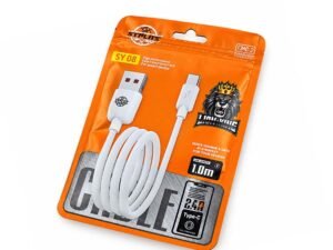 SY08 USB to Type-C Fast Charging Data Cable – 2.4A 1 Meter