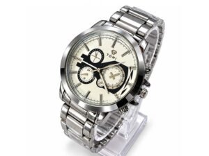 TOMI Men's Stainless Steel Watch – Silver