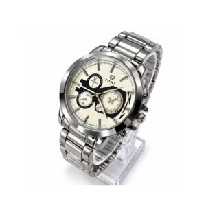 TOMI Men's Stainless Steel Watch – Silver