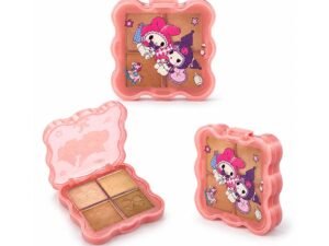 Pink Character 4-Color Eyeshadow Palette with Mirror