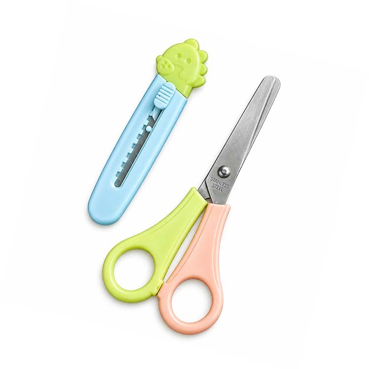 Kids Paper Cutter & Scissors Set