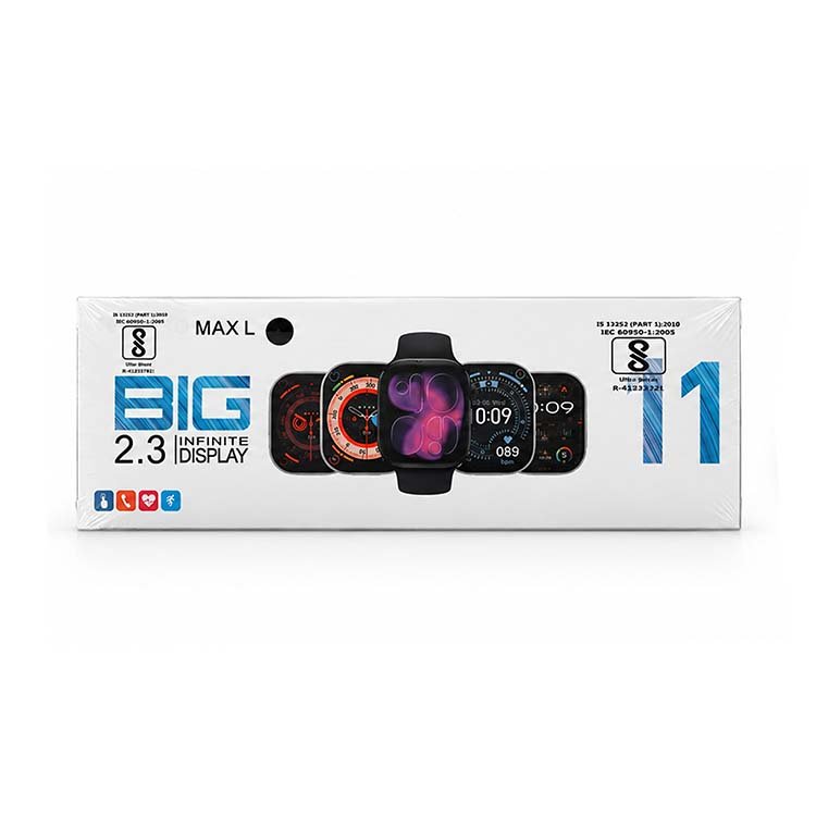 MAX L Watch 11 Smart Watch – 2.3-Inch Infinite Display