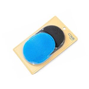 Pack of 2 Silicone Scalp Massager Comb Brushes