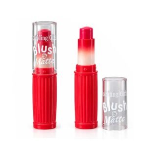 Sparkling Girls Matte Blush Stick Red Pink Makeup Blush