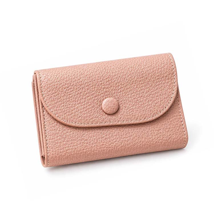 Pink Mini Snap Button Wallet - Image 2