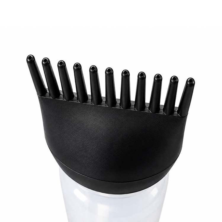Hair Dye and Oil Applicator Bottle with Comb Nozzle and Measuring Scale - Image 3